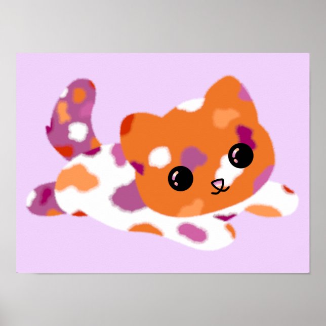 Póster Poster de gatos del Orgullo Lesbiano (Frente)