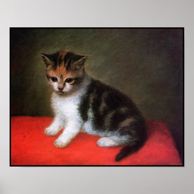 Póster Poster de gatos: Pintura de gatitos de George Stub (Frente)
