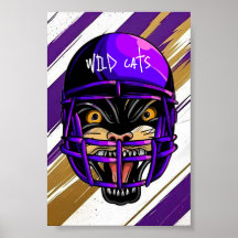 Poster de gatos salvajes de 20" x 24"