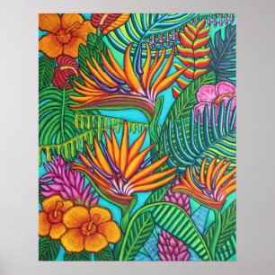 Póster Poster de gemas tropicales