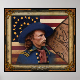 Póster Poster de George Armstrong Custer