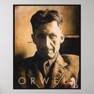 Póster Poster de George Orwell