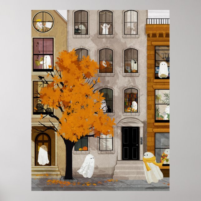 Póster Poster de Ghost Town (Frente)