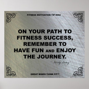 Póster Poster de gimnasia para motivación de fitness #052