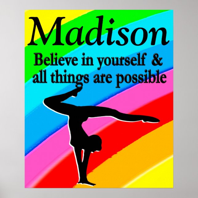 PÓSTER POSTER DE GIMNASTICA PERSONALIZADA POR INSPIRACIÓN (Frente)