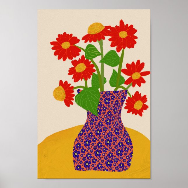 Póster Poster de girasol de México (Frente)