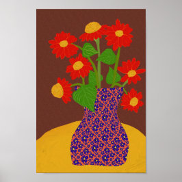 Póster Poster de girasol de México