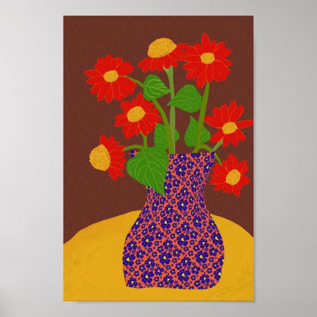 Póster Poster de girasol de México (Frente)