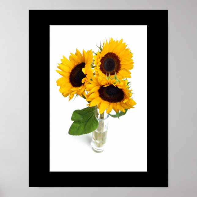 Póster Poster de girasoles (Frente)