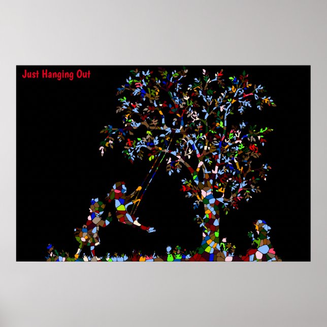 Póster Poster de giro de árbol (Frente)