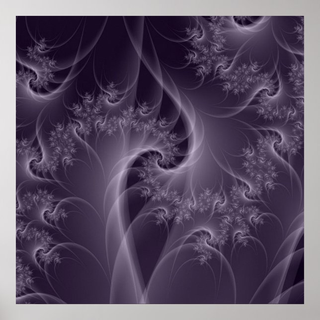 Póster Poster de giro morado y blanco (Frente)