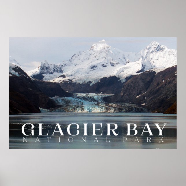 Póster Poster de Glacier Bay, Alaska Print (Frente)