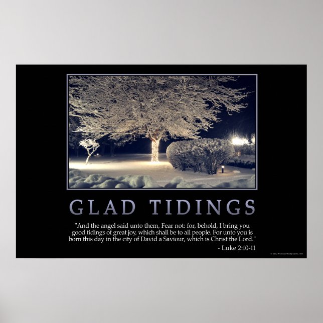 Póster Poster de Glad Tidings (Frente)