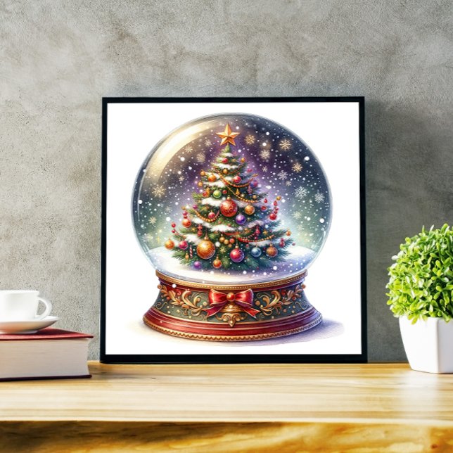 Póster Poster de Globe de Nieve de Árbol de Navidad (Subido por el creador)