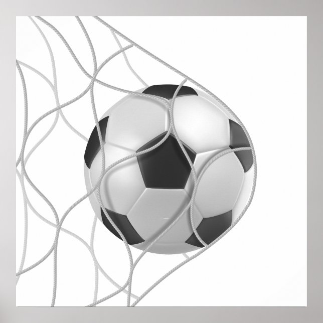 Póster Poster de gol de fútbol (Frente)