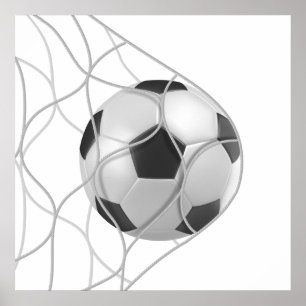 Póster poster de goles de fútbol