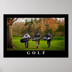 Póster Poster de golf