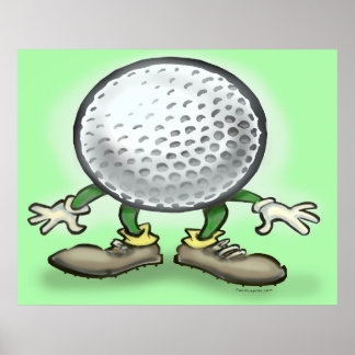 Póster Poster de golf