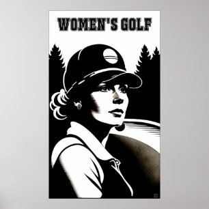 Póster Poster de Golf Femenino