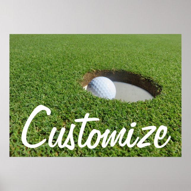 Póster Poster de golf personalizado (Frente)