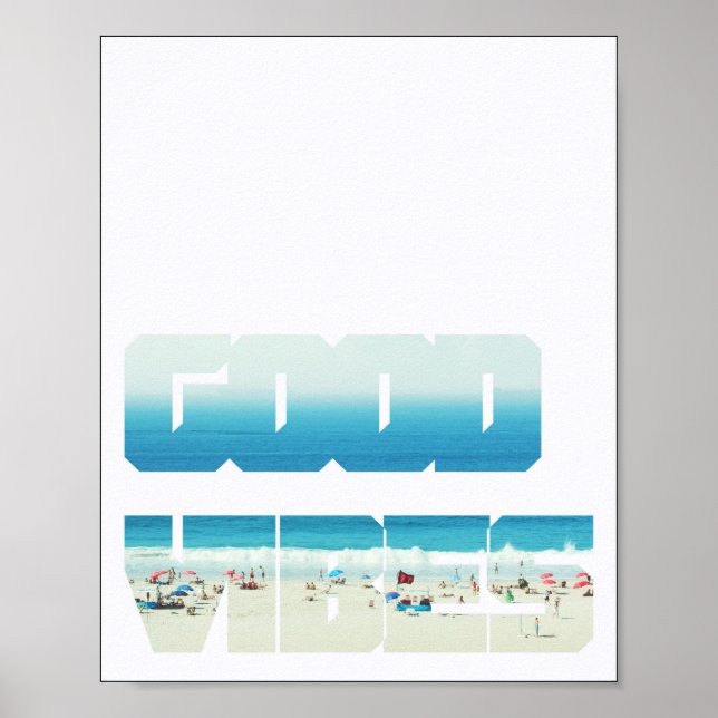 Póster Poster de Good Vibes Beach (Frente)