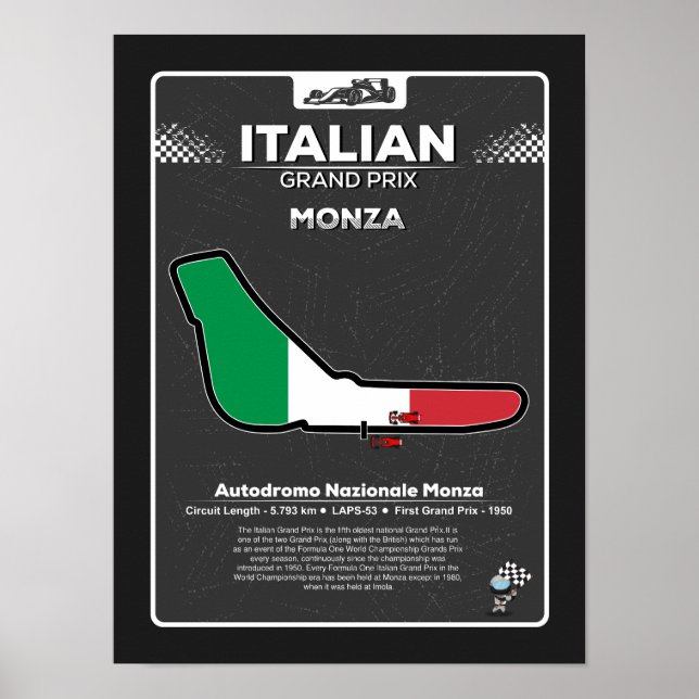 Póster Poster de GP de Italia (Frente)