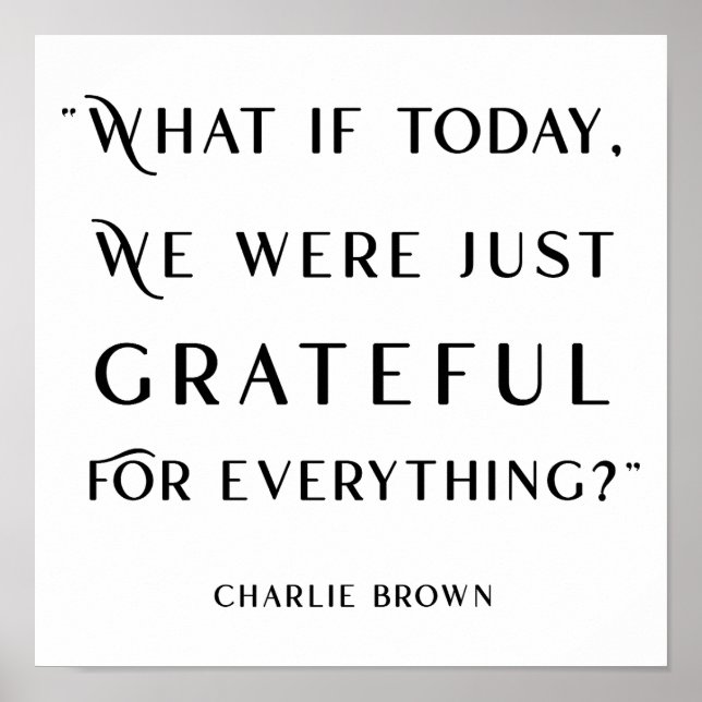 Póster Poster de Gracias por la Tipografía Moderna (Frente)