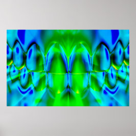 Póster Poster de gradiente de color brillante de la comet