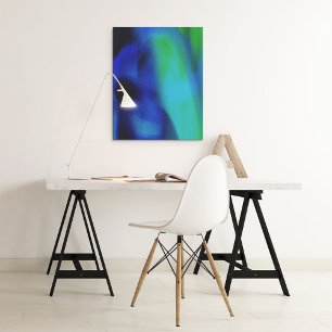 Póster Poster de gradiente de color de degradado de color