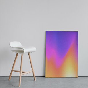 Póster Poster de gradiente de color de degradado de color