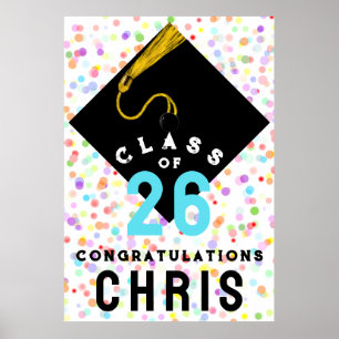 Póster poster de Graduación Personalizada