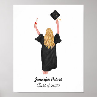 Póster Poster de graduación personalizado