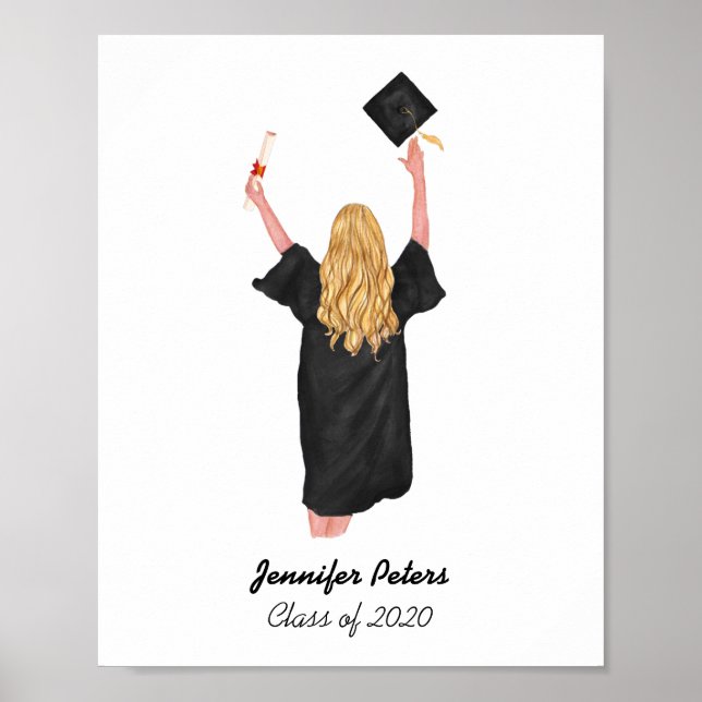 Póster Poster de graduación personalizado (Frente)