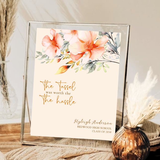 Póster Poster de graduación | Tassel valía la pena (Subido por el creador)
