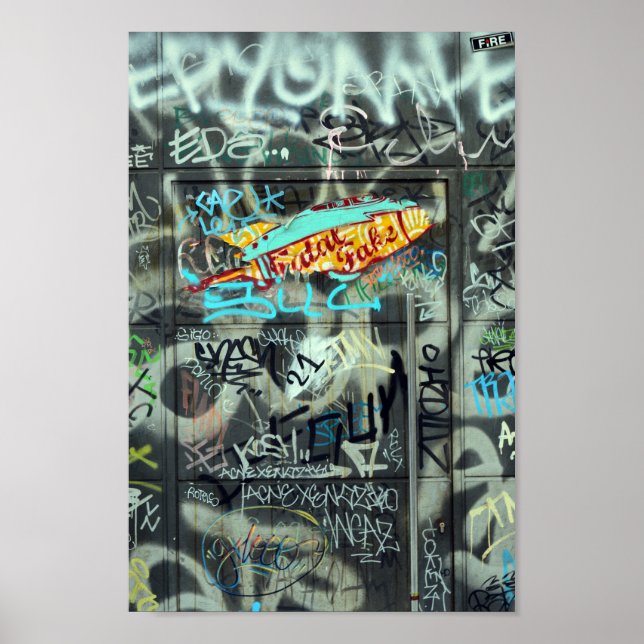 Póster Poster de graffiti (Frente)