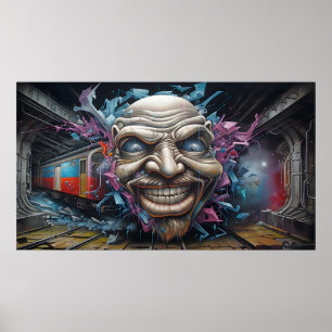 Póster Poster de graffiti