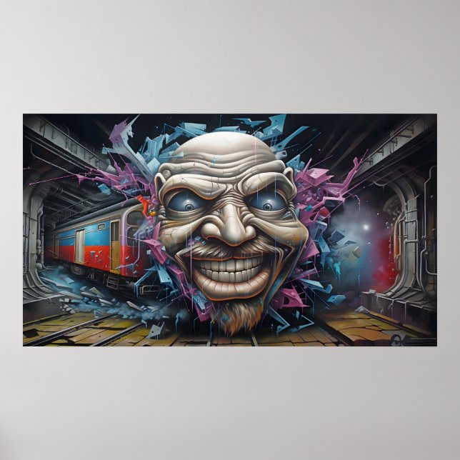 Póster Poster de graffiti (Frente)