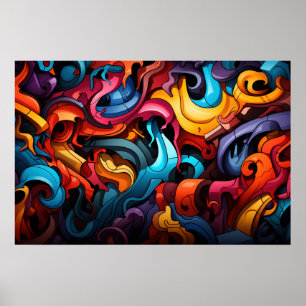 Póster Poster de graffiti