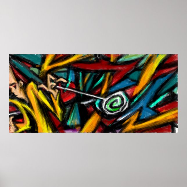 Póster Poster de graffiti (Frente)