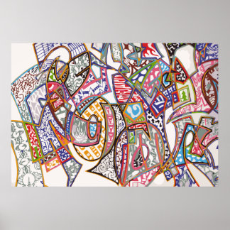 Póster Poster de graffiti