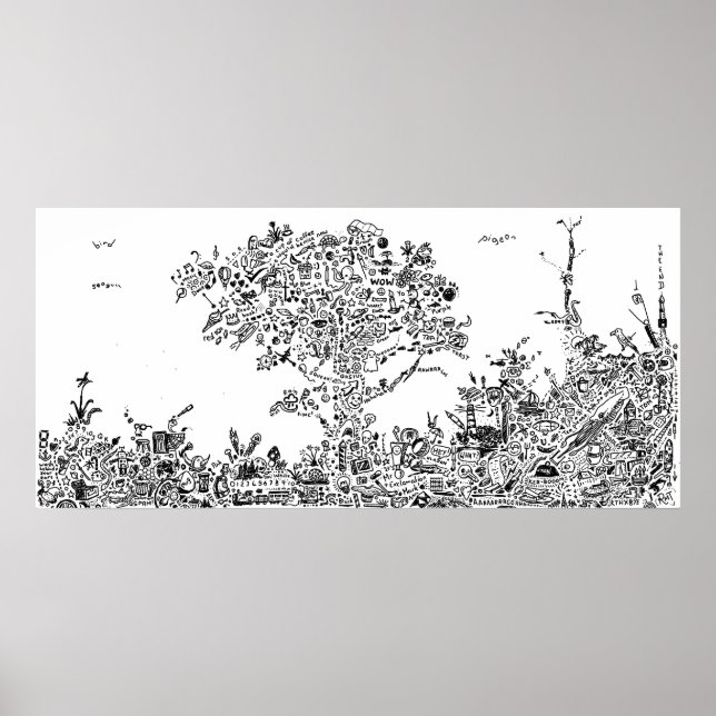 Póster Poster de graffiti (Frente)