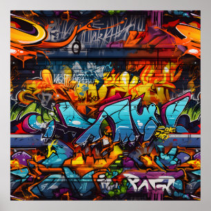 Póster Poster de graffiti
