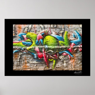 Póster Poster de graffiti