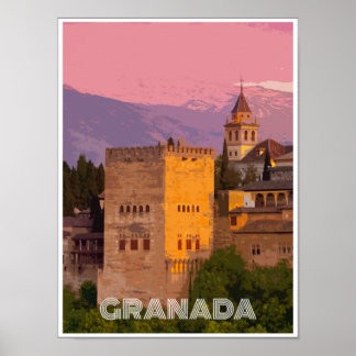 Póster Poster de Granada