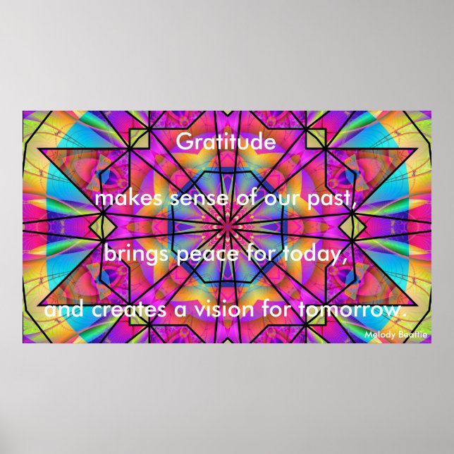 Póster poster de "Gratitud Tiene Sentido" (Frente)