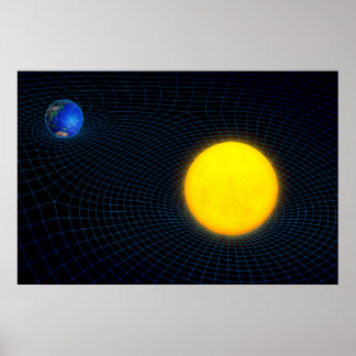 Póster Poster de gravedad solar y terrestre