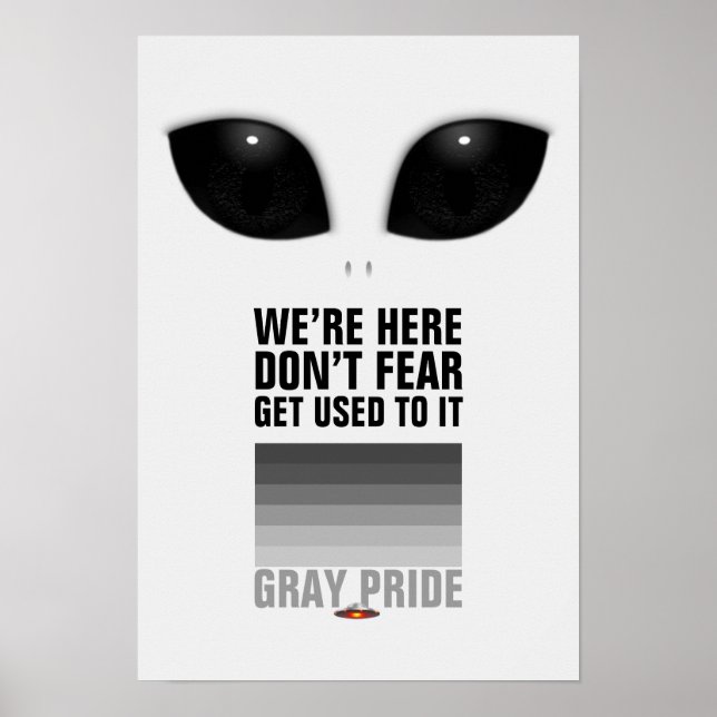 Póster Poster de Grey Pride Alien (Frente)