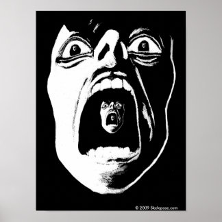 Póster Poster de gritos