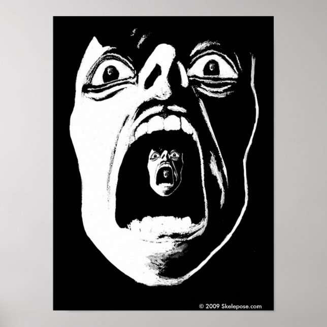 Póster Poster de gritos (Frente)