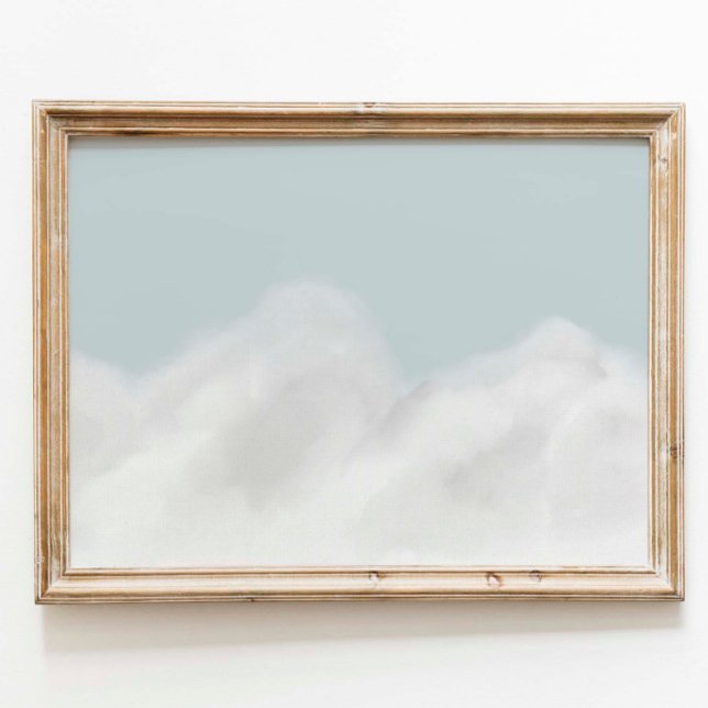 Póster poster de guardería de cielo azul vintage (Subido por el creador)